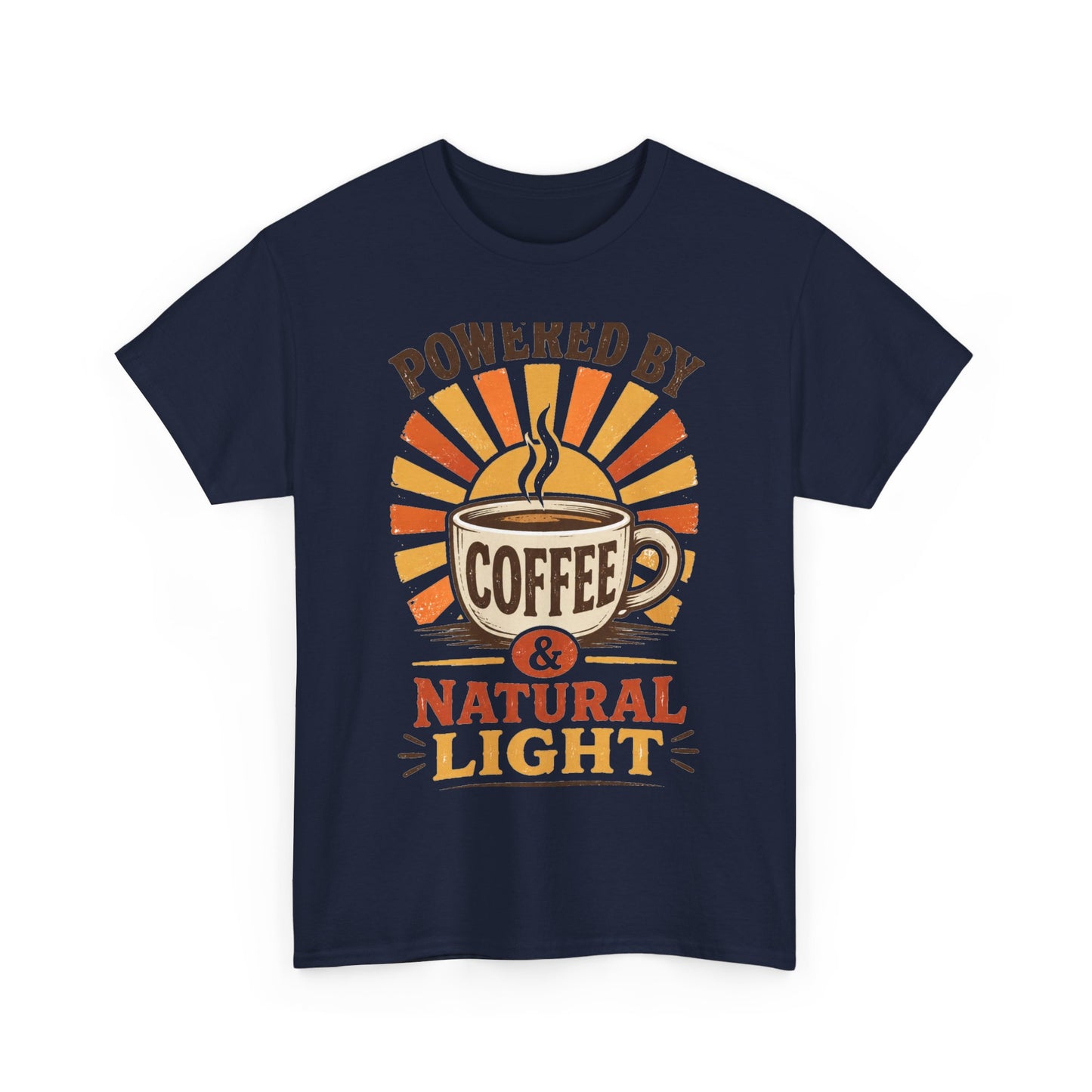 Powered by Coffee and Natural Light Photographer Tee