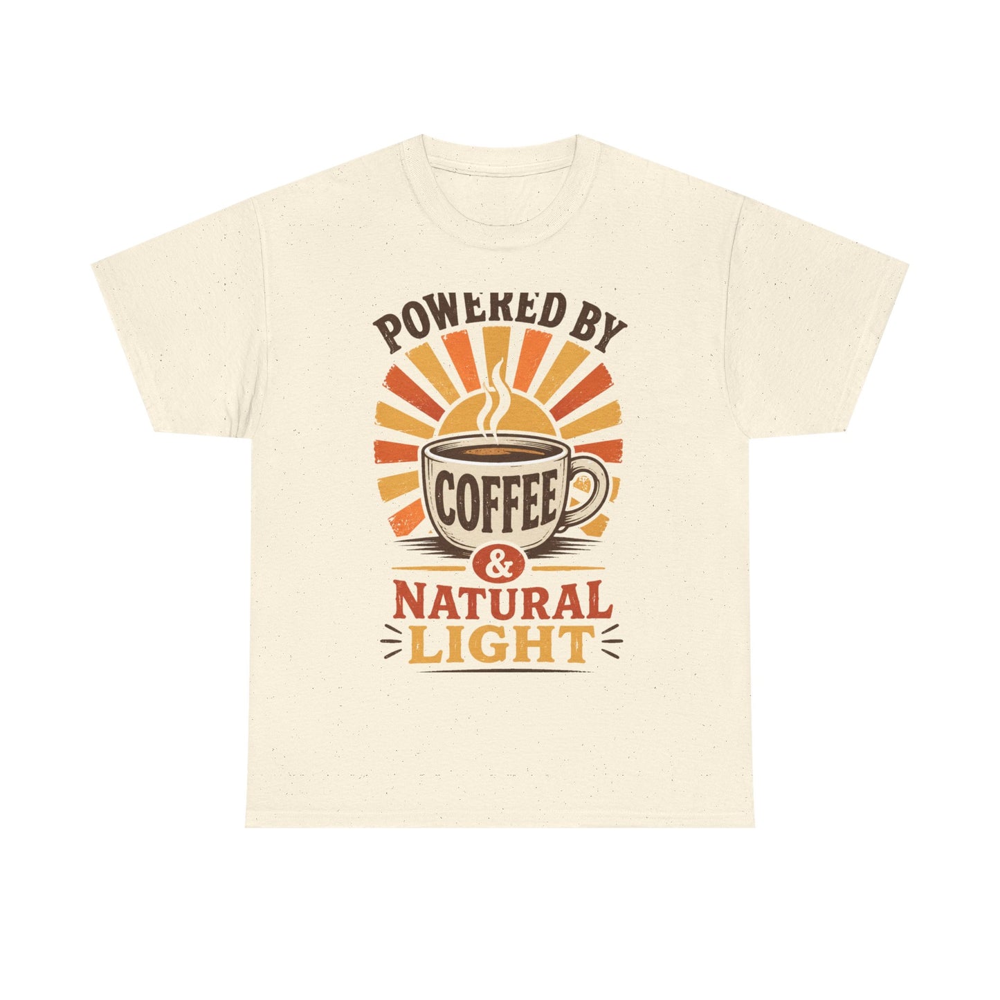 Powered by Coffee and Natural Light Photographer Tee