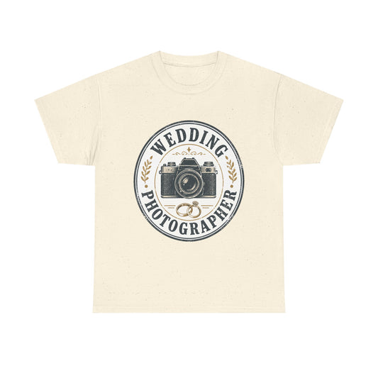 Wedding Photographer Badge Tee