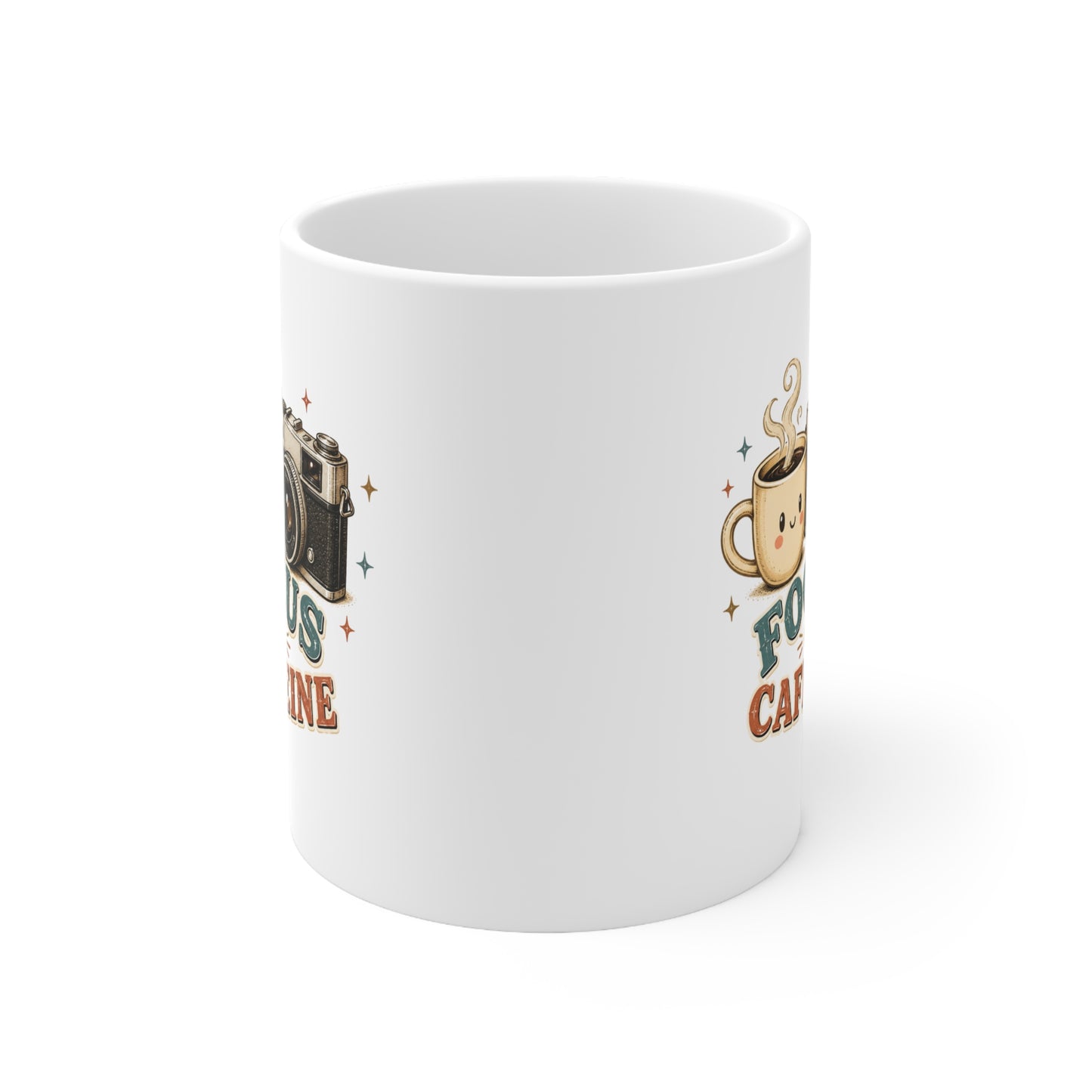 Focus and Caffeine Photographer Mug 11oz