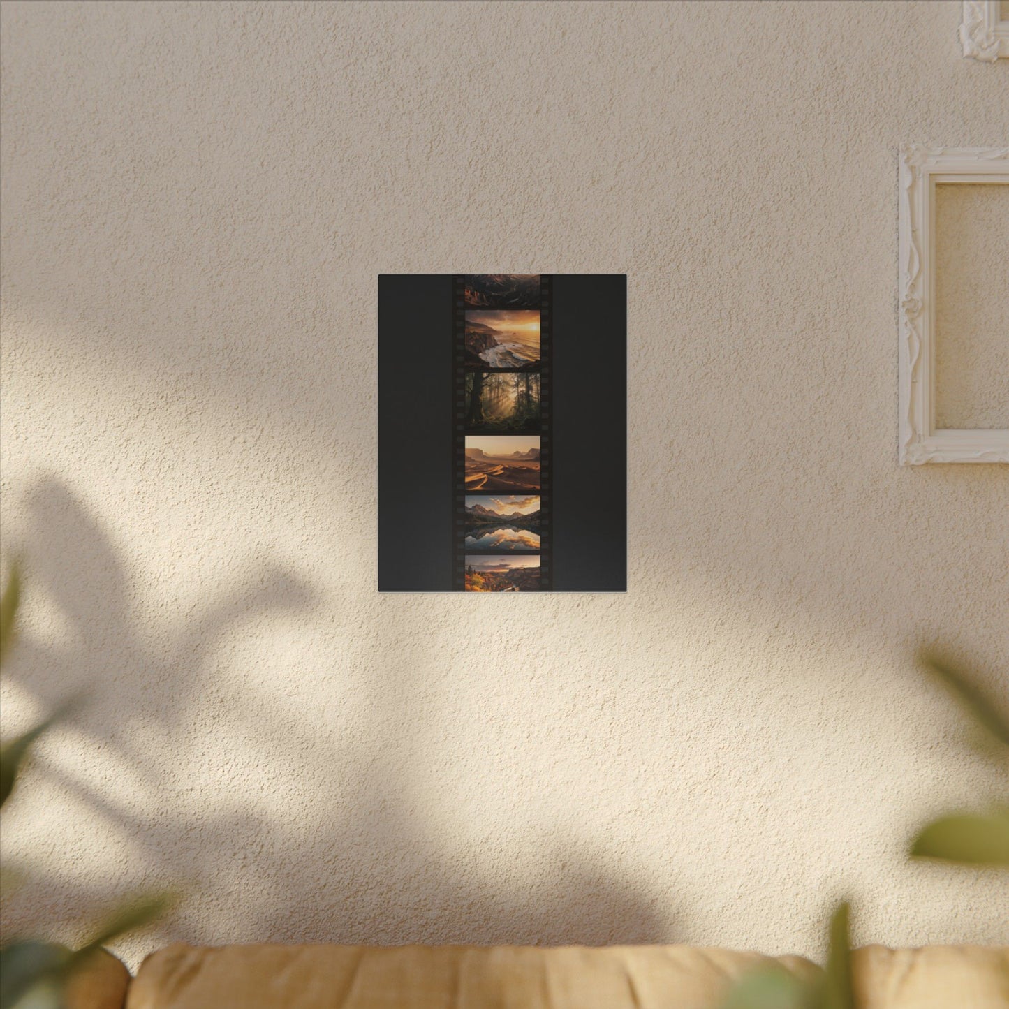 Golden Hour Film Strip Canvas Wall Art