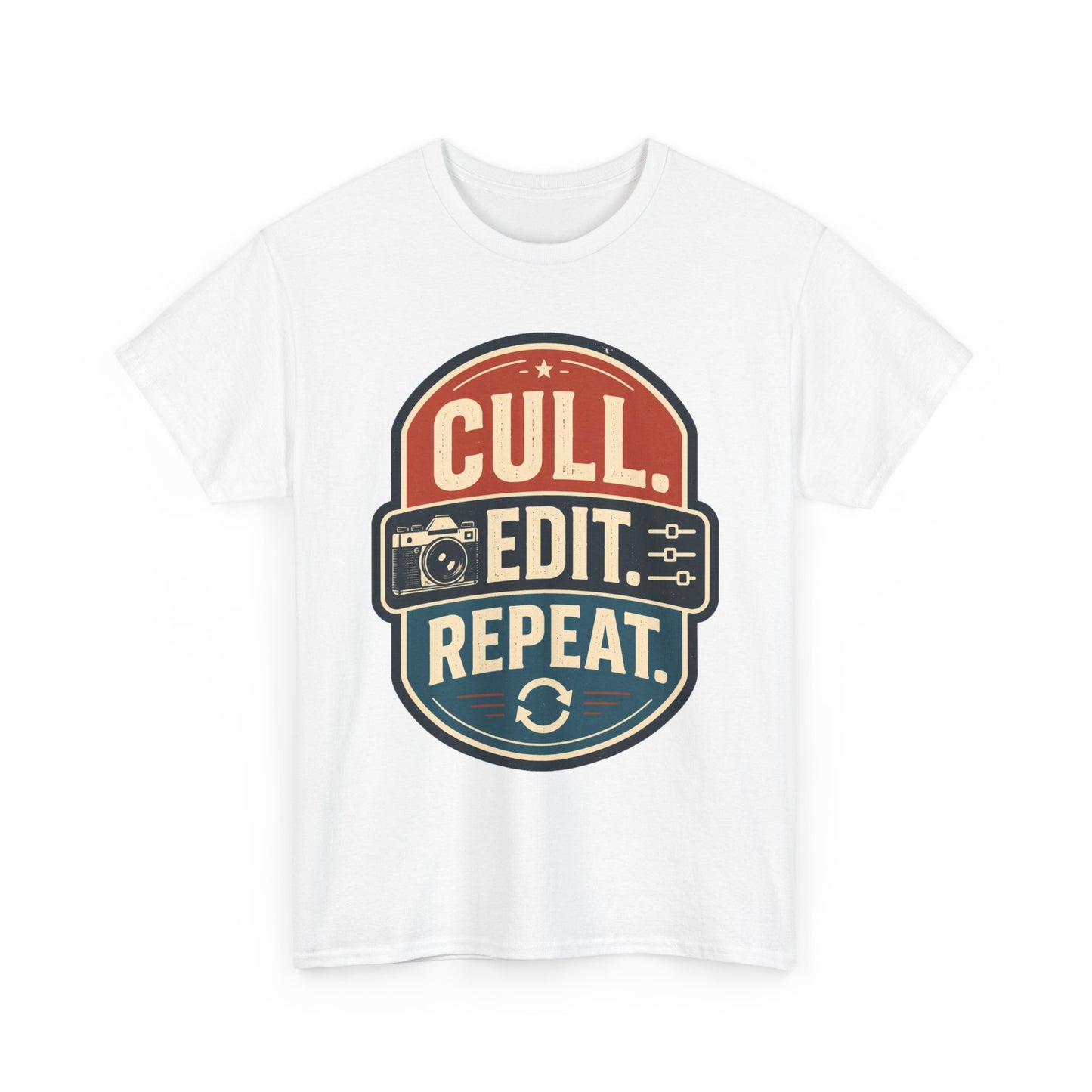 Cull Edit Repeat Photographer Tee