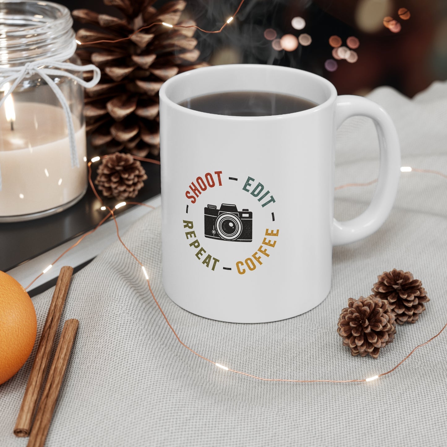 Shoot Edit Coffee Repeat Photographer Mug 11oz