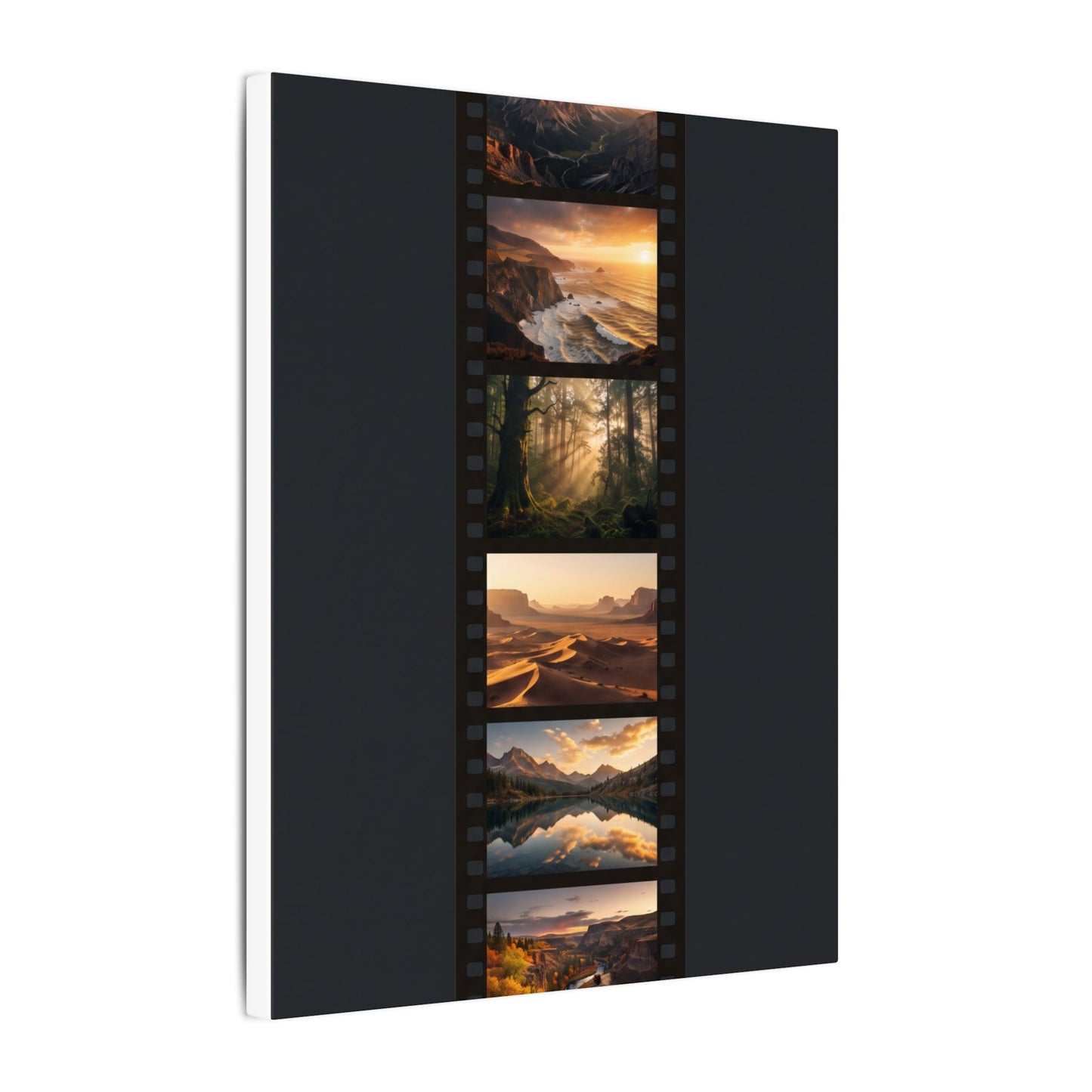 Golden Hour Film Strip Canvas Wall Art