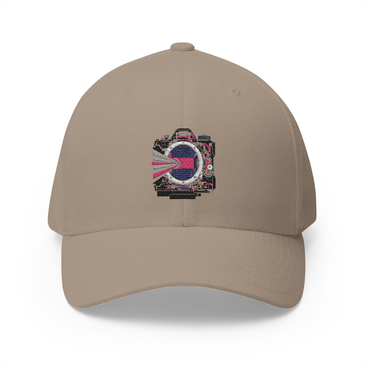 Shutter / Early Detection — Breast Cancer Awareness Embroidered Cap (Photographer Collection)