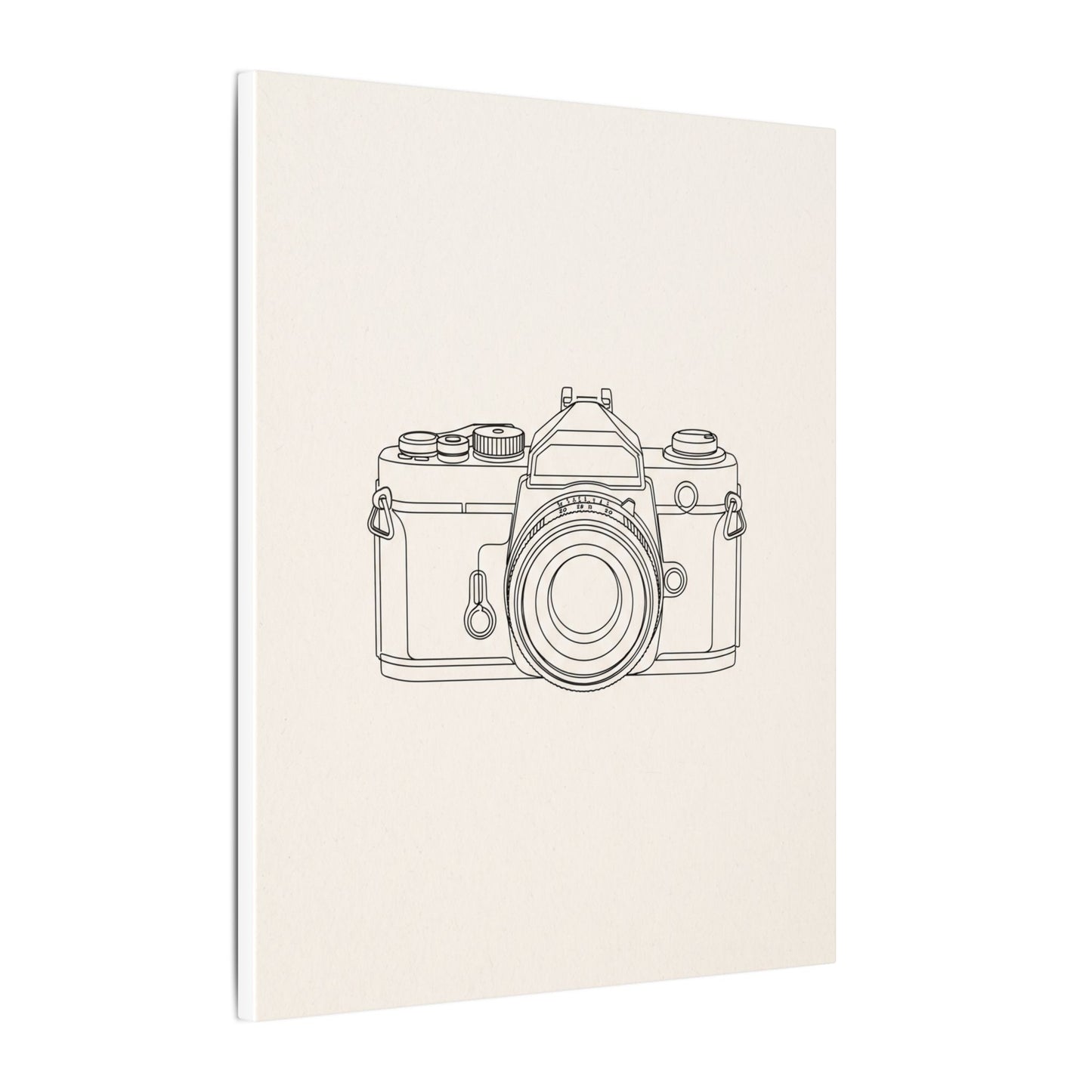 Line Art Camera Canvas Wall Art