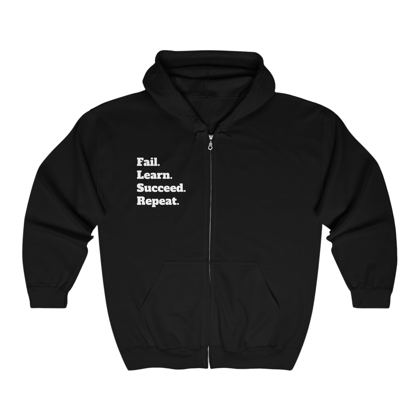 Fail Learn Succeed Repeat Hooded Sweatshirt