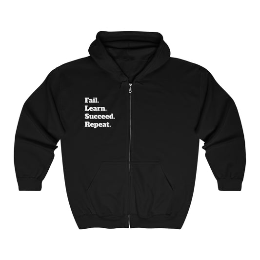 Fail Learn Succeed Repeat Hooded Sweatshirt