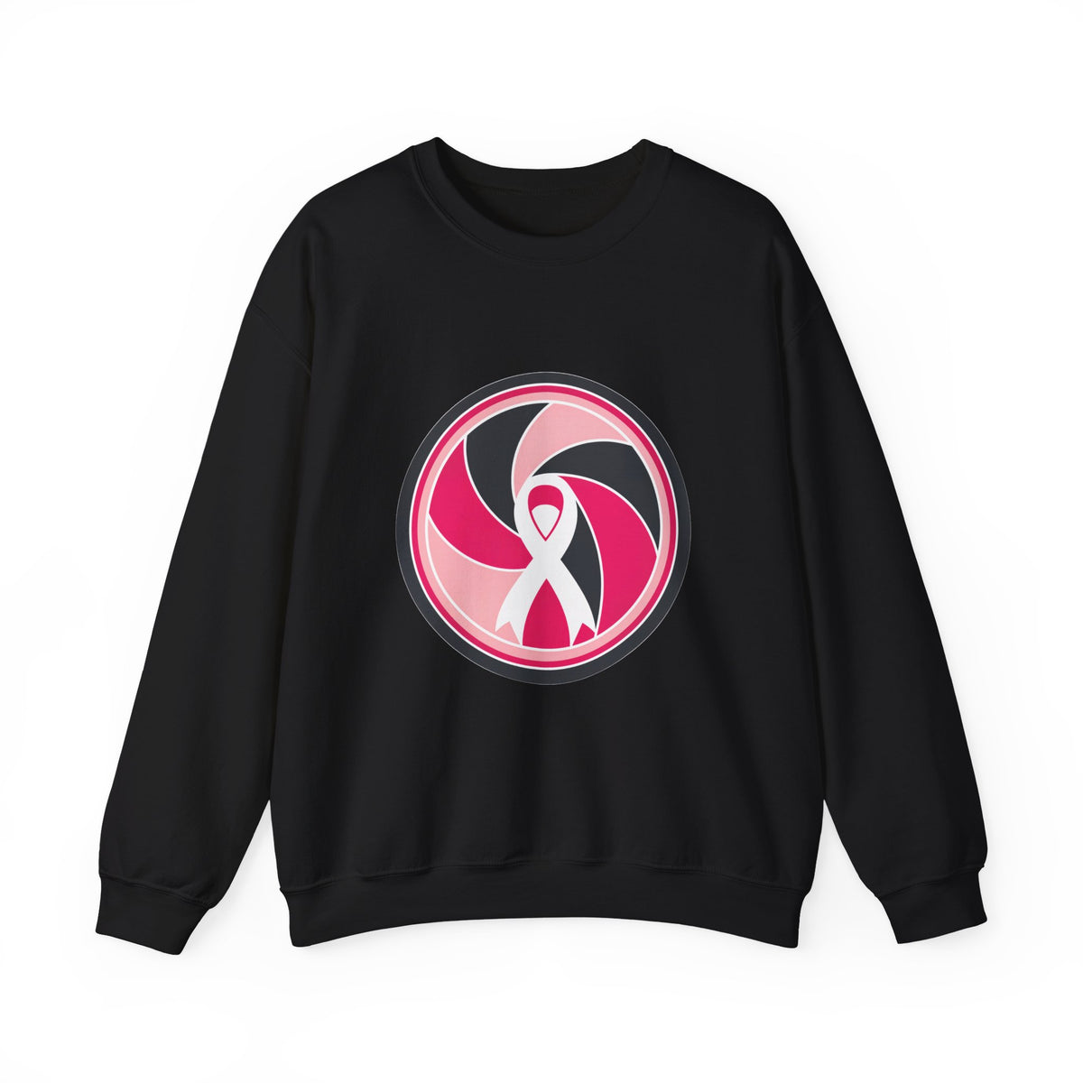 Aperture Ribbon — Breast Cancer Awareness Crewneck (Photographer Collection)