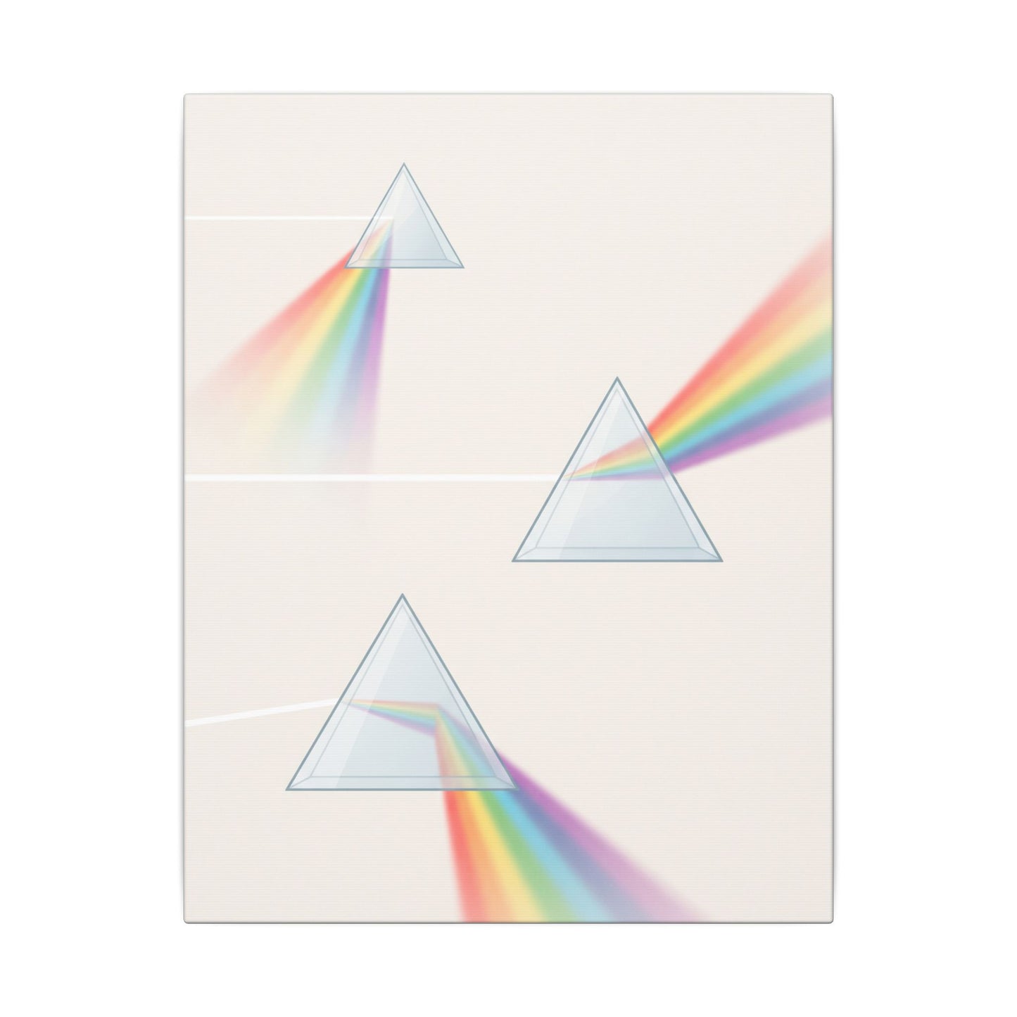 Prism Light Spectrum Canvas Wall Art