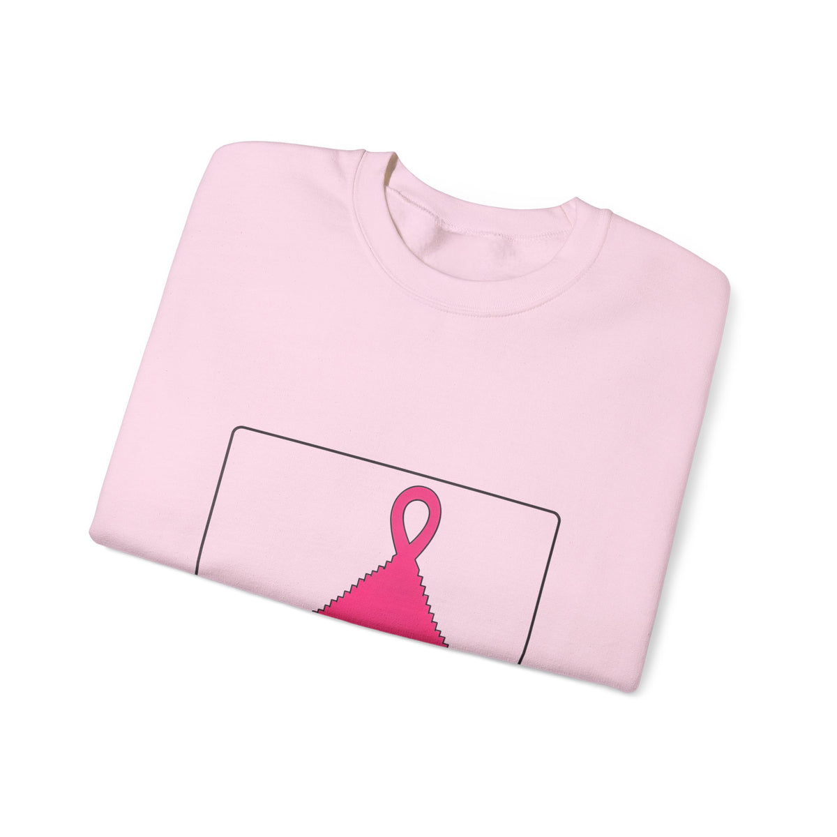 Histogram of Hope — Breast Cancer Awareness Crewneck (Photographer Collection)