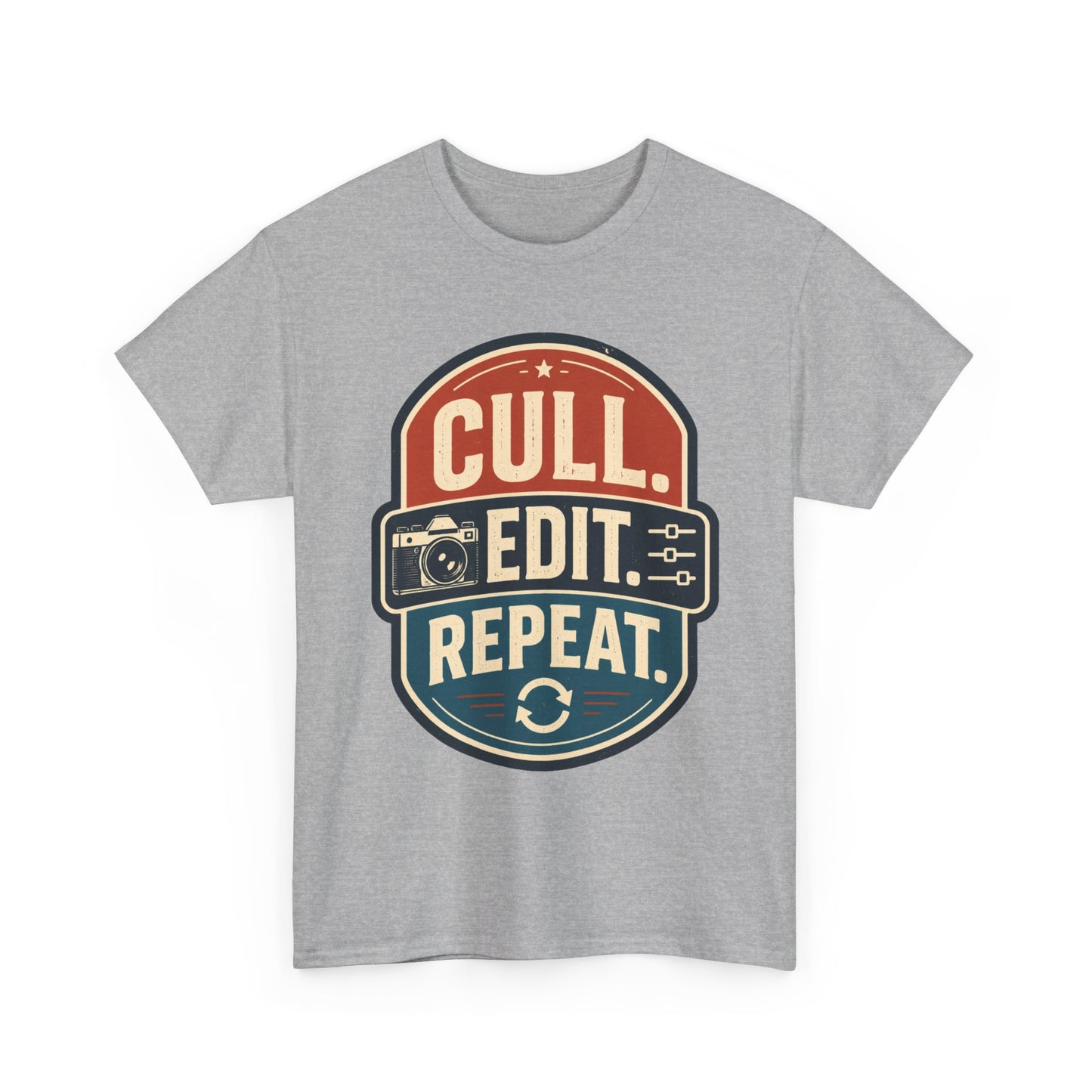 Cull Edit Repeat Photographer Tee