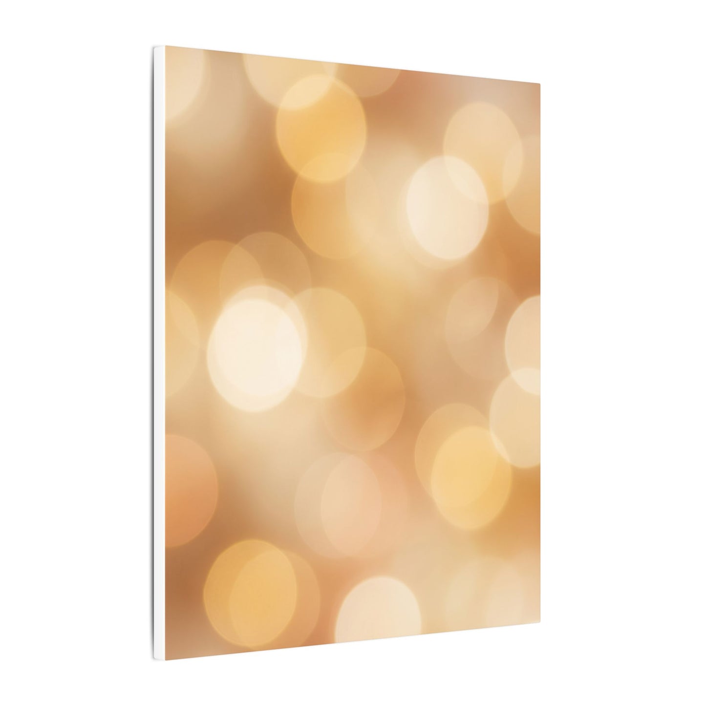 Golden Bokeh Canvas Wall Art