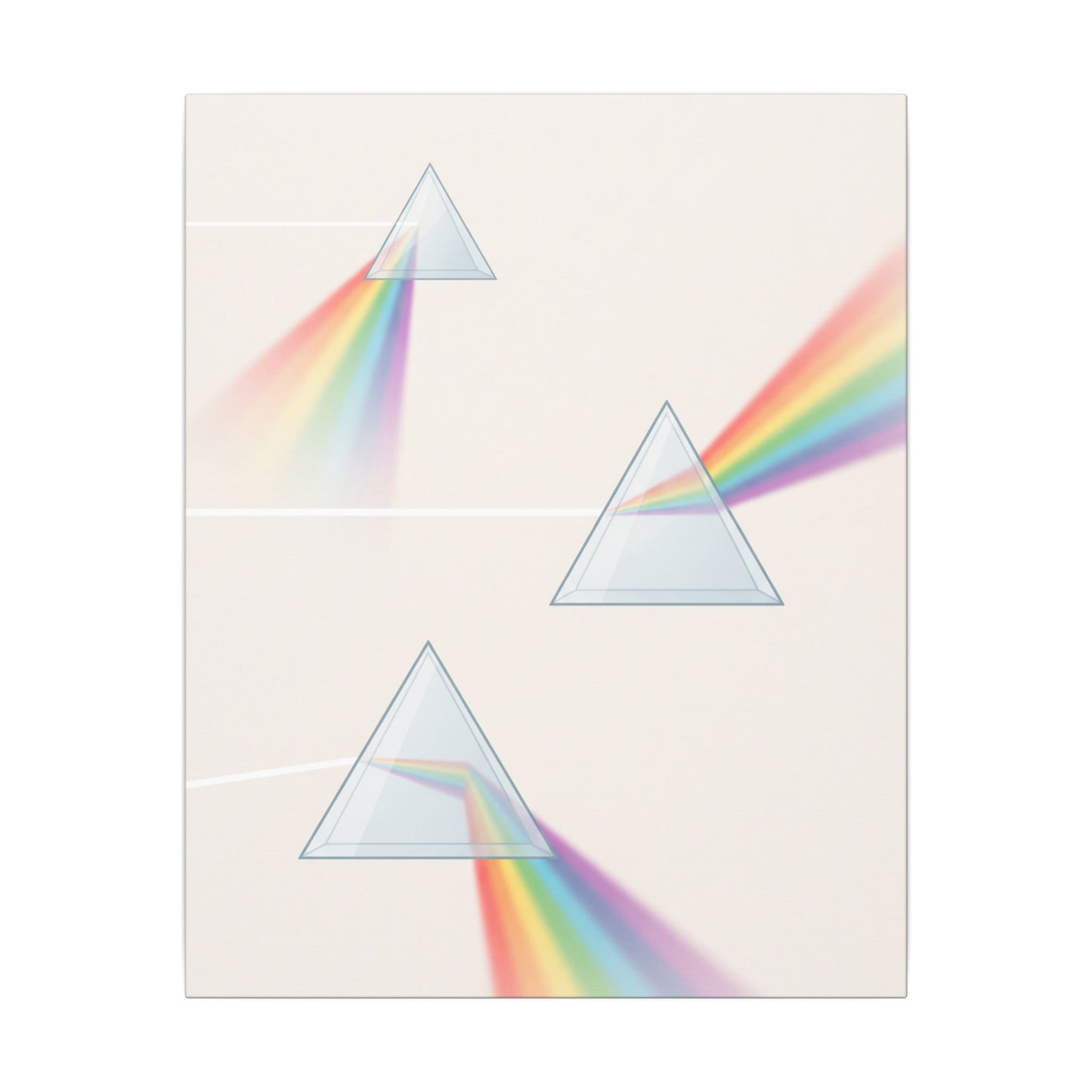 Prism Light Spectrum Canvas Wall Art