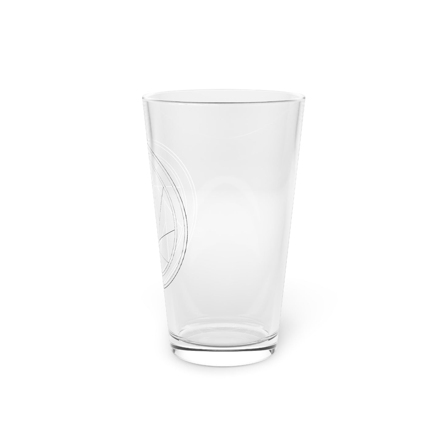 Camera Aperture Photographer Pint Glass
