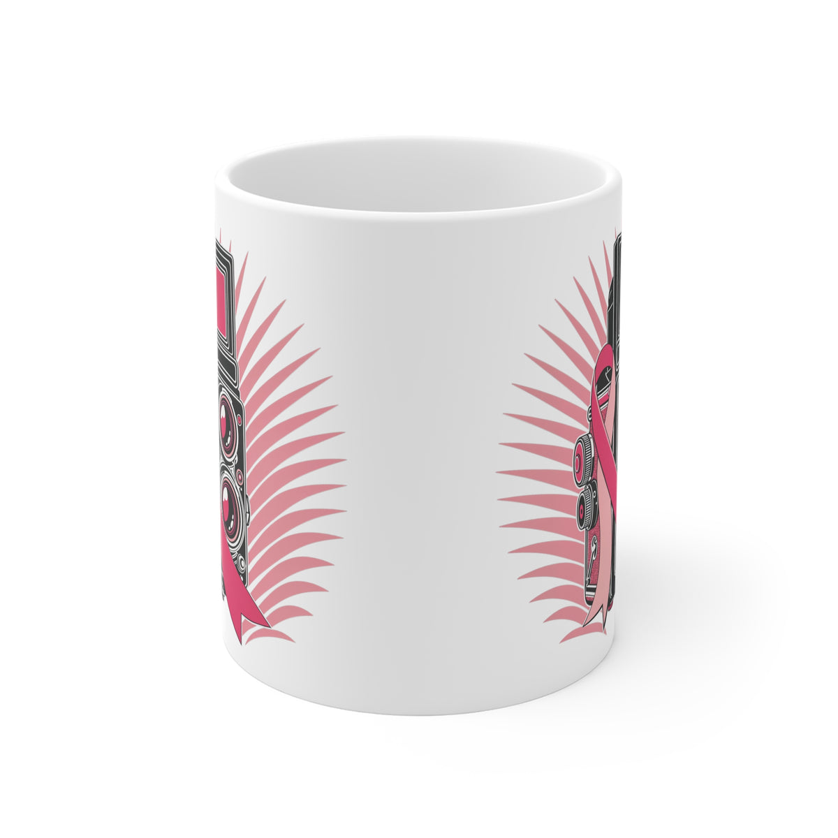 Shoot for a Cure — Breast Cancer Awareness Mug (Photographer Collection)
