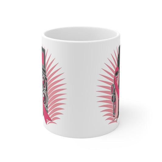 Shoot for a Cure — Breast Cancer Awareness Mug (Photographer Collection)