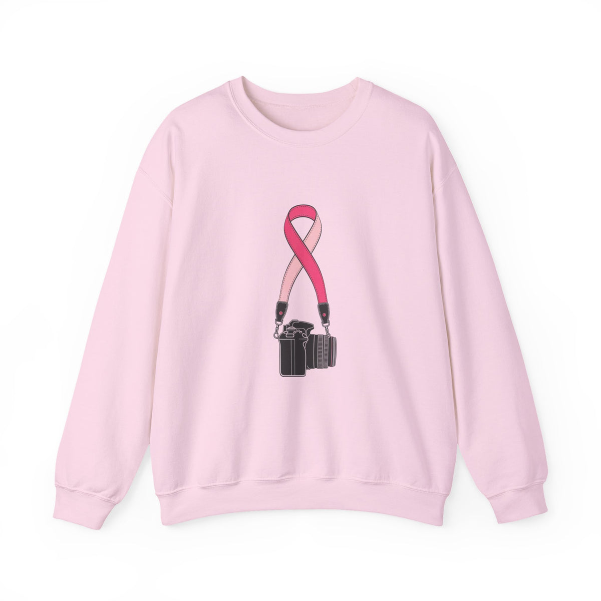 The Strap — Breast Cancer Awareness Crewneck (Photographer Collection)