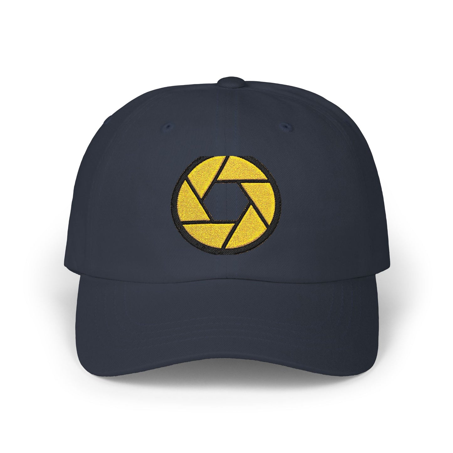 Camera Aperture Embroidered Dad Cap