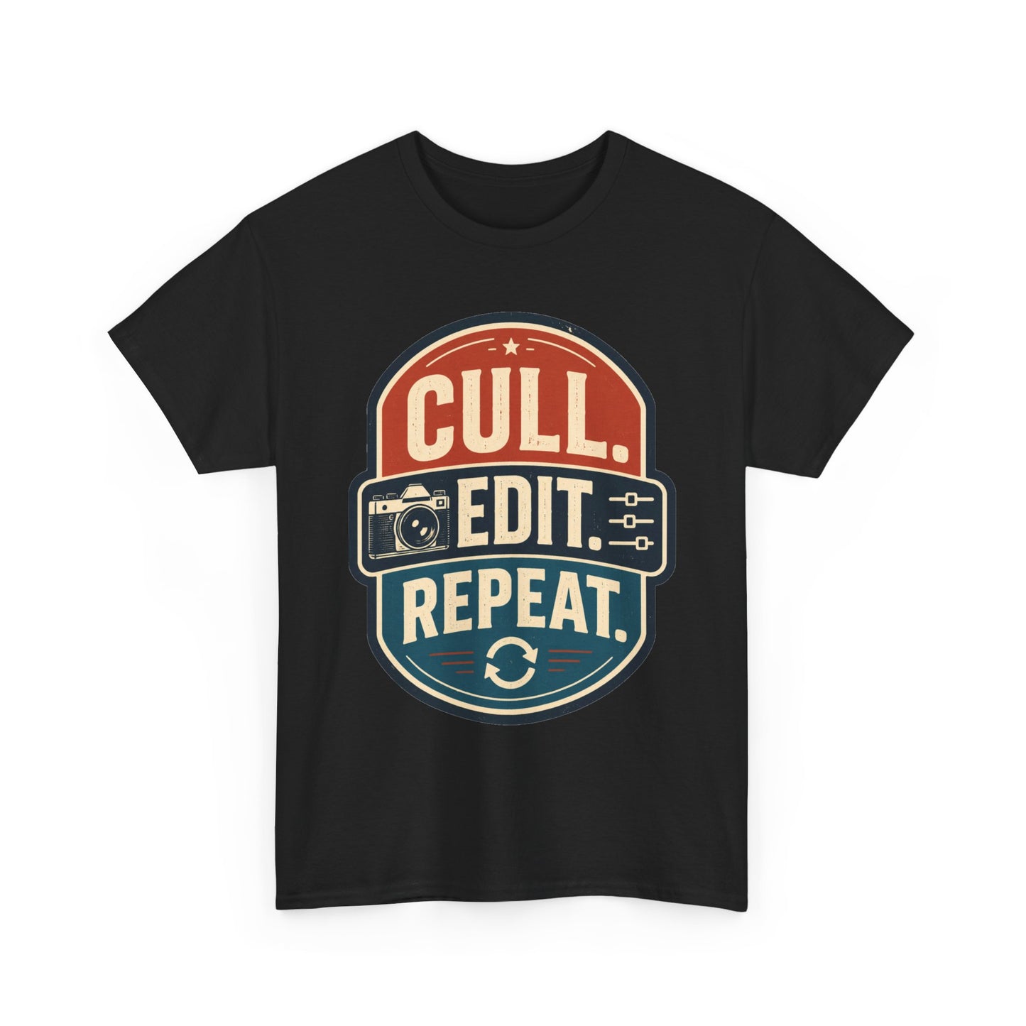 Cull Edit Repeat Photographer Tee