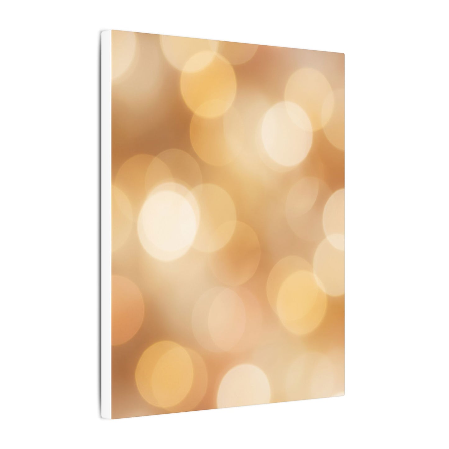 Golden Bokeh Canvas Wall Art