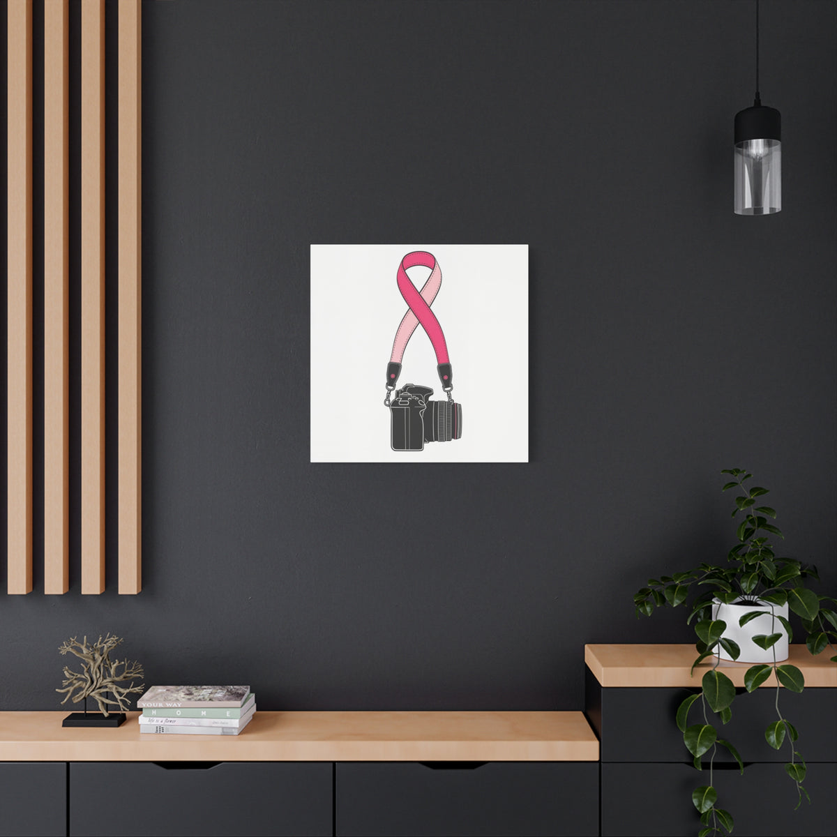 The Strap — Breast Cancer Awareness Canvas (Photographer Collection)