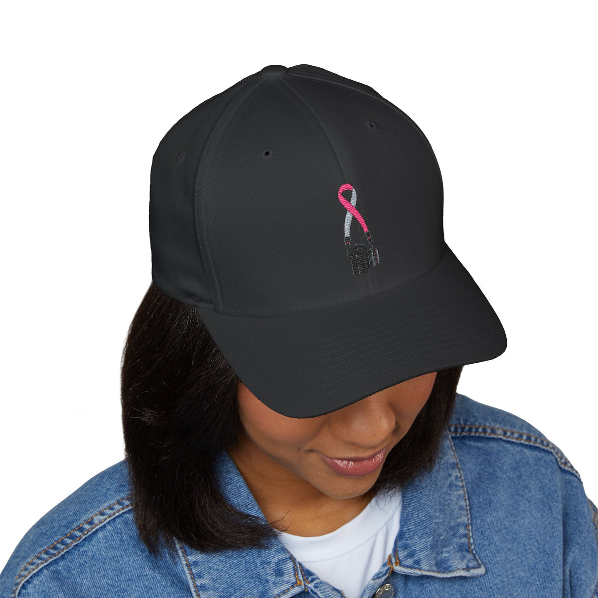 The Strap — Breast Cancer Awareness Embroidered Cap (Photographer Collection)