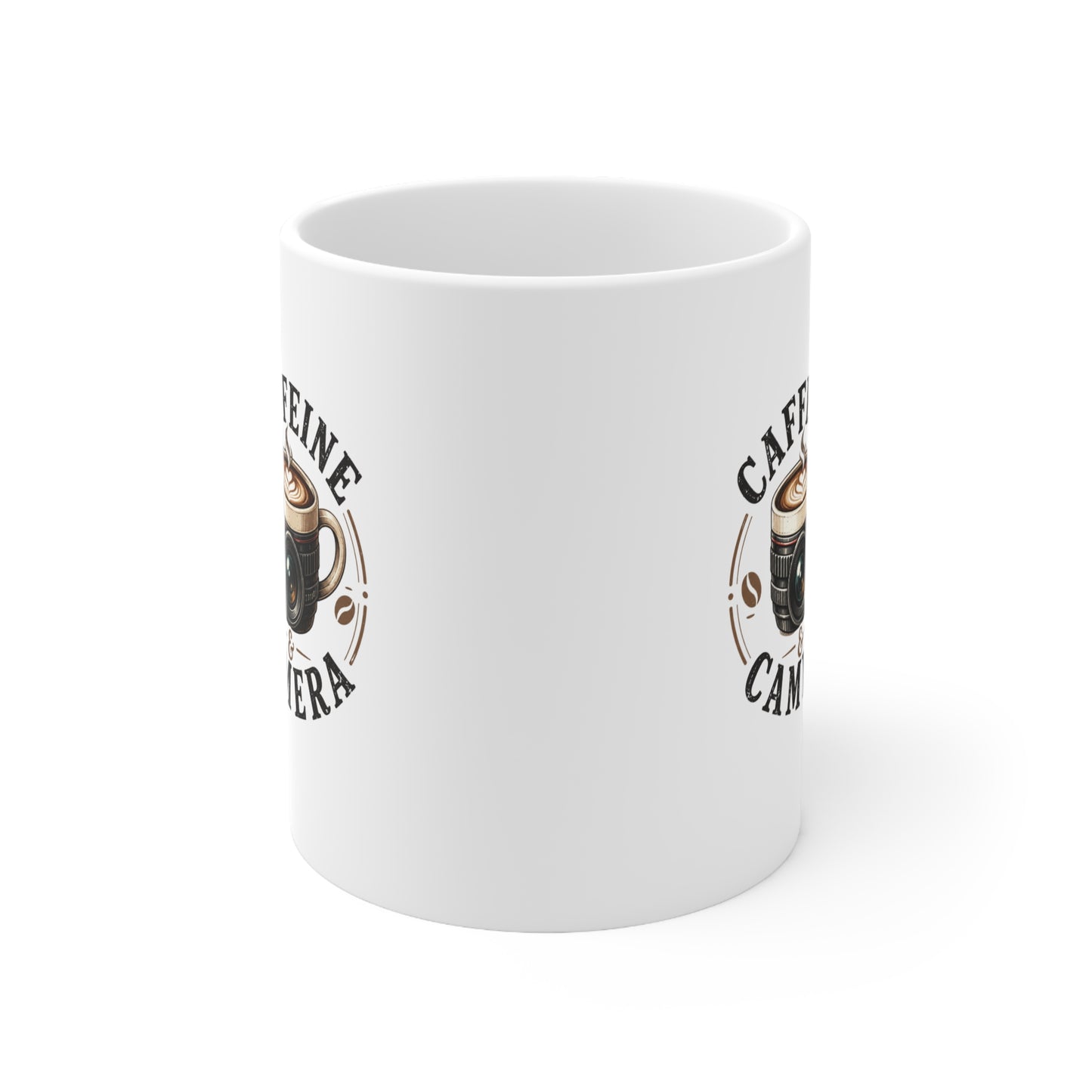 Caffeine and Camera Photographer Mug 11oz