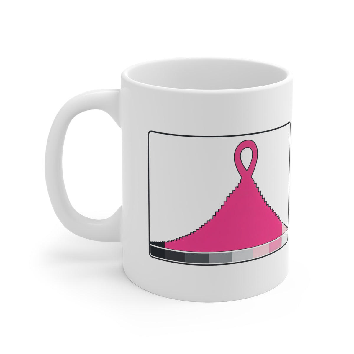 Histogram of Hope — Breast Cancer Awareness Mug (Photographer Collection)