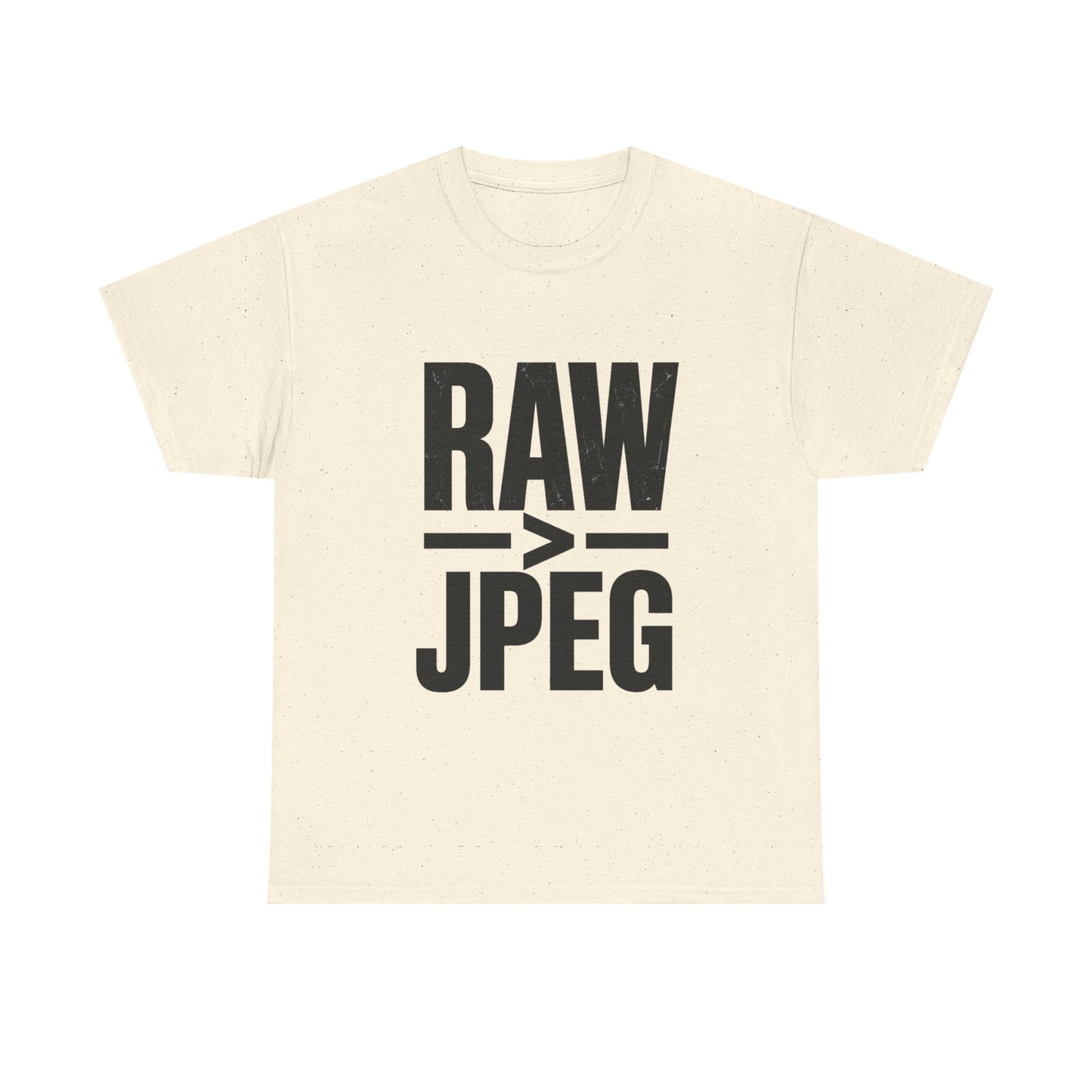 RAW > JPEG Photographer Tee