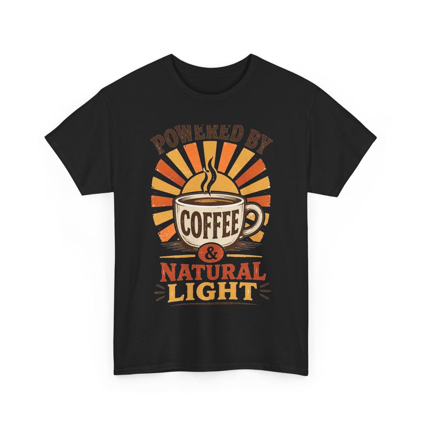 Powered by Coffee and Natural Light Photographer Tee