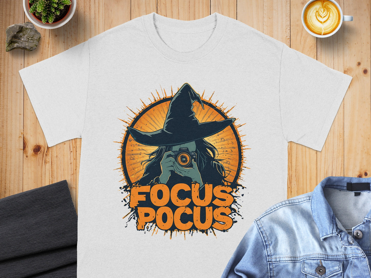 Focus Pocus Witch Photographer T-shirt