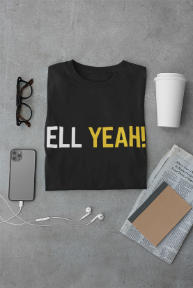 ELL Yeah! Chris Headshots Curved Hem Tee