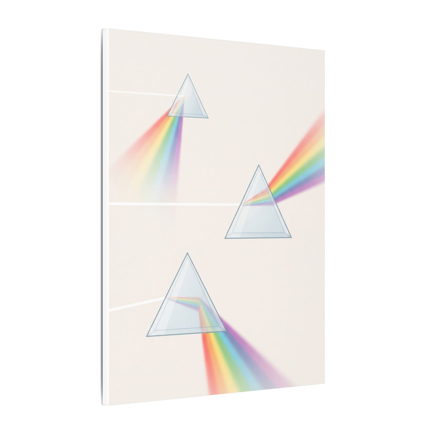 Prism Light Spectrum Canvas Wall Art