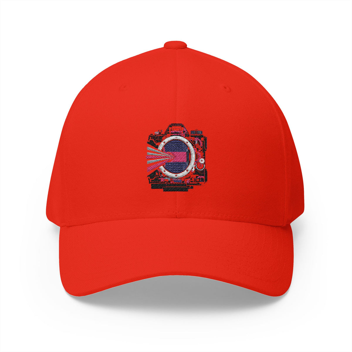 Shutter / Early Detection — Breast Cancer Awareness Embroidered Cap (Photographer Collection)