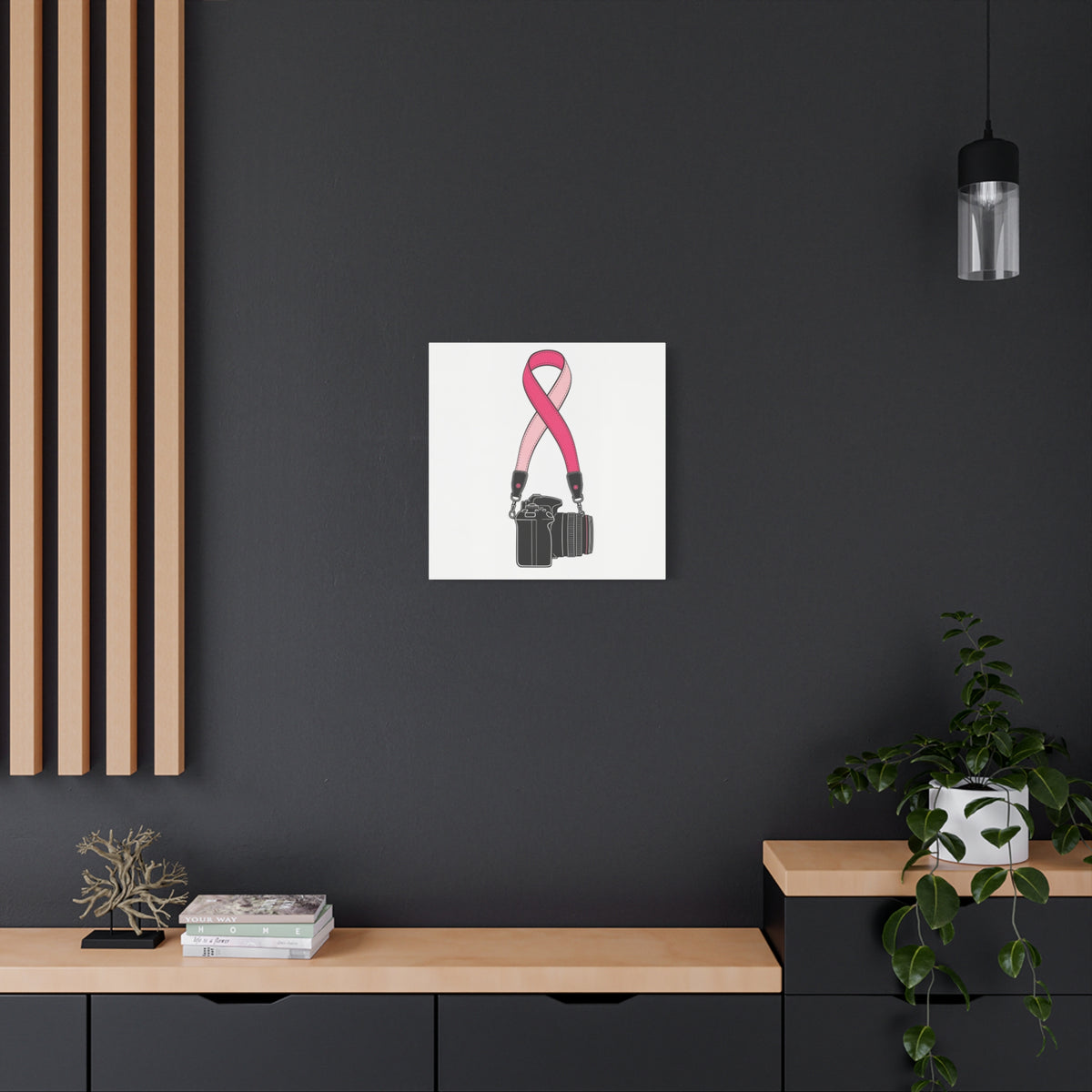 The Strap — Breast Cancer Awareness Canvas (Photographer Collection)