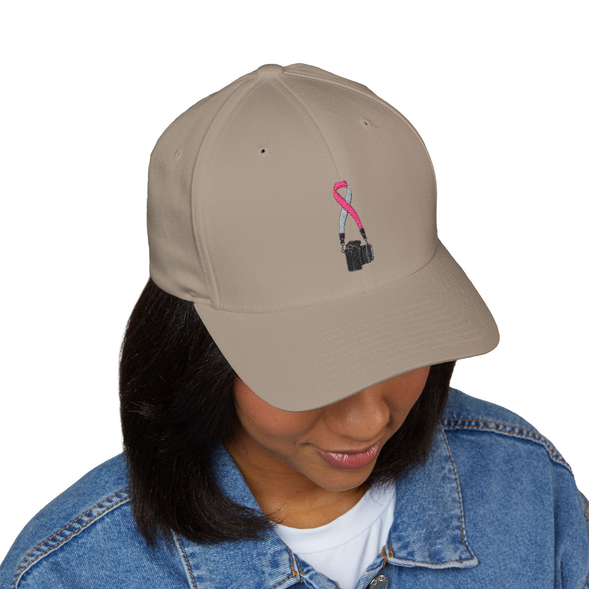 The Strap — Breast Cancer Awareness Embroidered Cap (Photographer Collection)