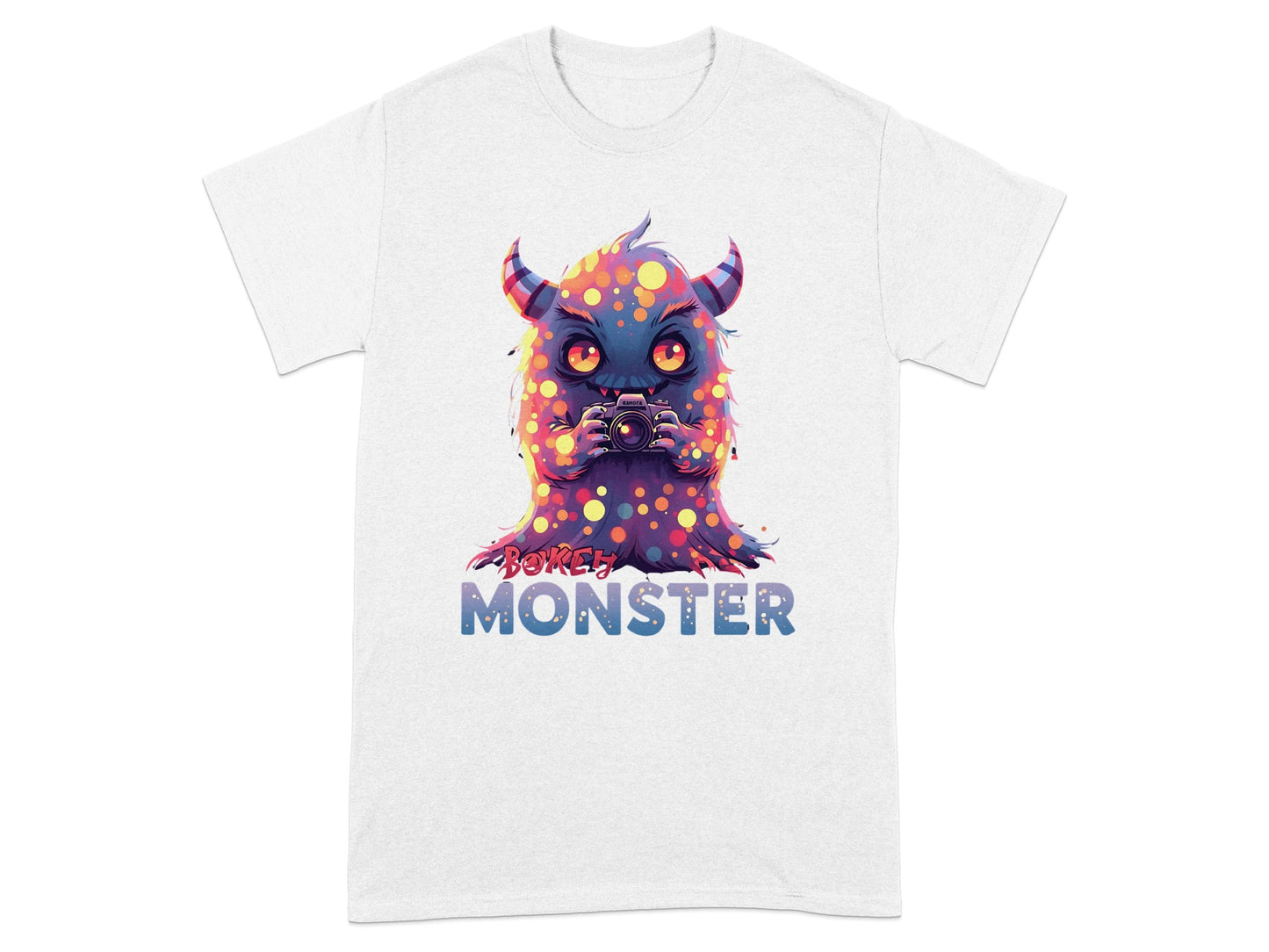 Bonkey Monster Graphic White T-shirt