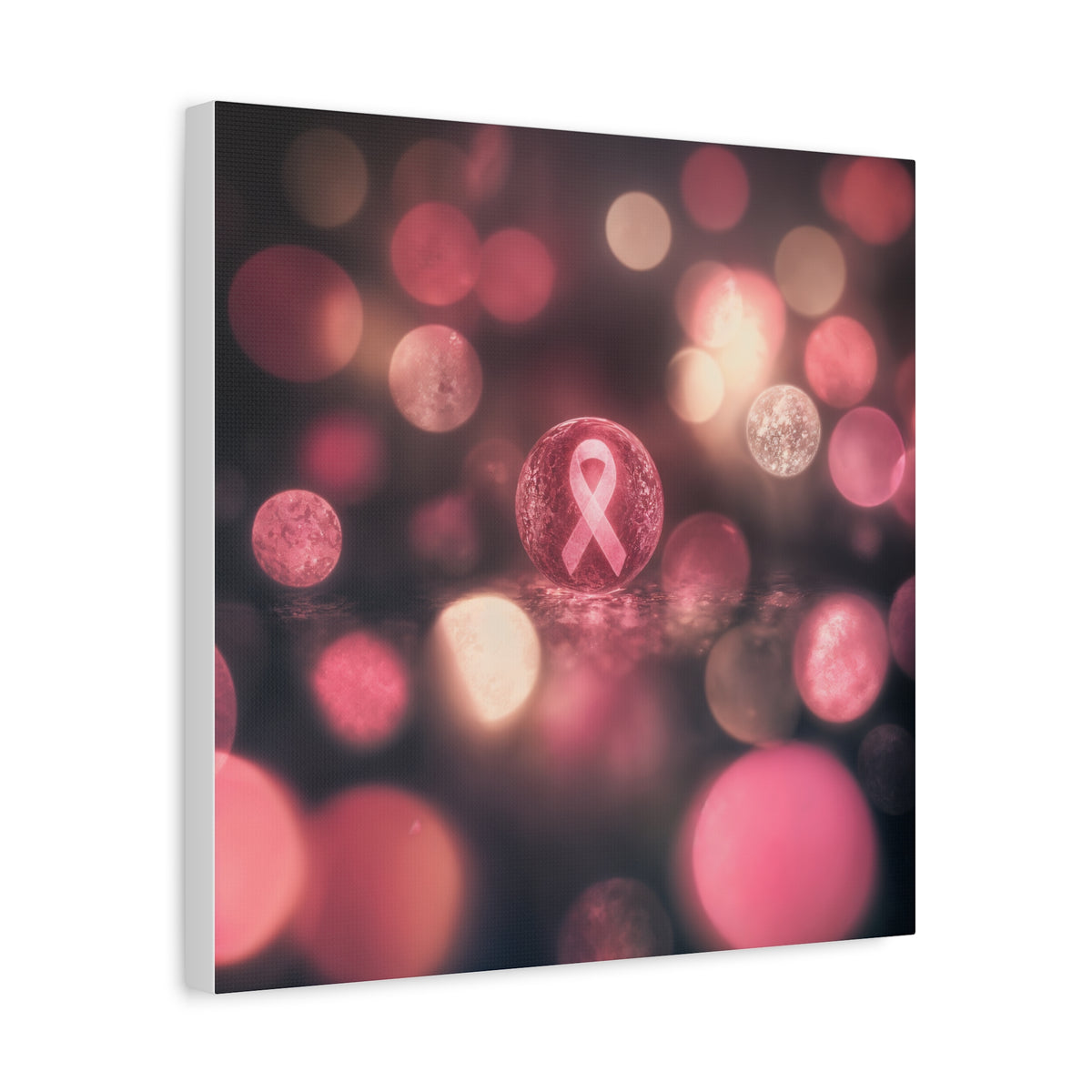 Bokeh of Survivors — Breast Cancer Awareness Canvas (Photographer Collection)