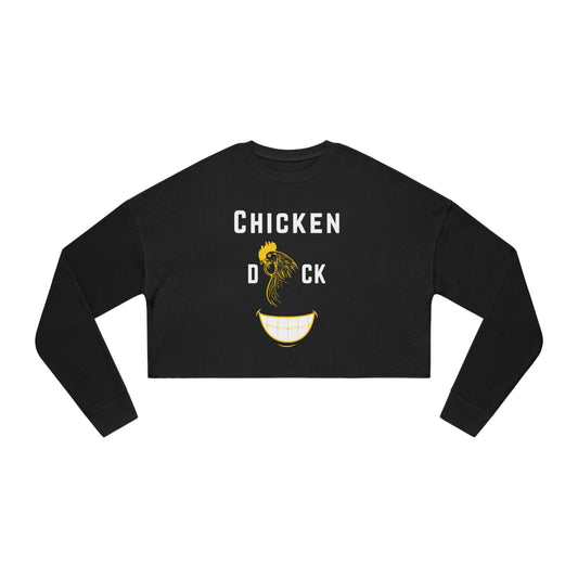 Chicken D*ck Smile Women's Cropped Sweatshirt