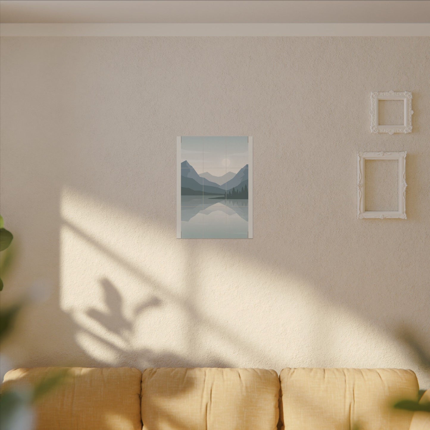 Rule of Thirds Lake Canvas Wall Art
