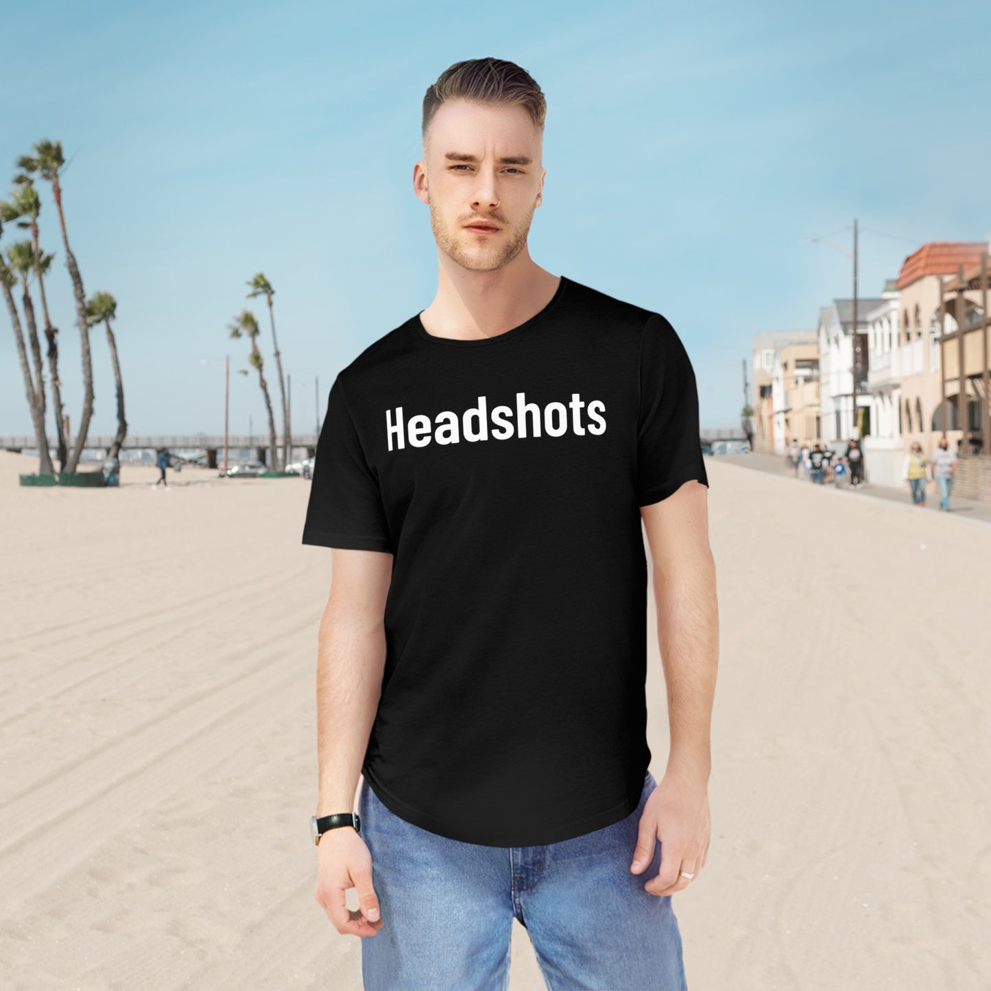 Headshots - Chris Headshots Curved Tee