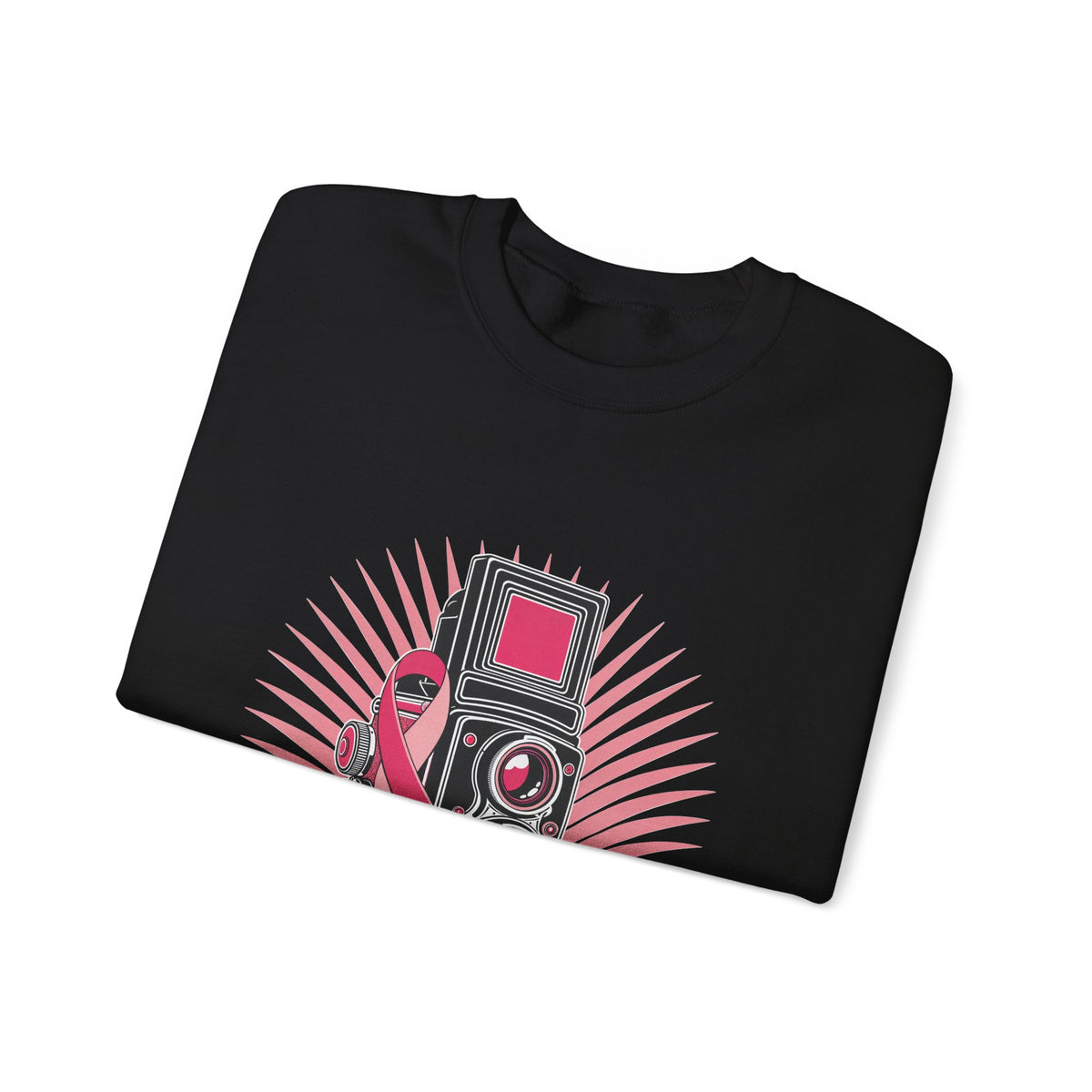 Shoot for a Cure — Breast Cancer Awareness Crewneck (Photographer Collection)