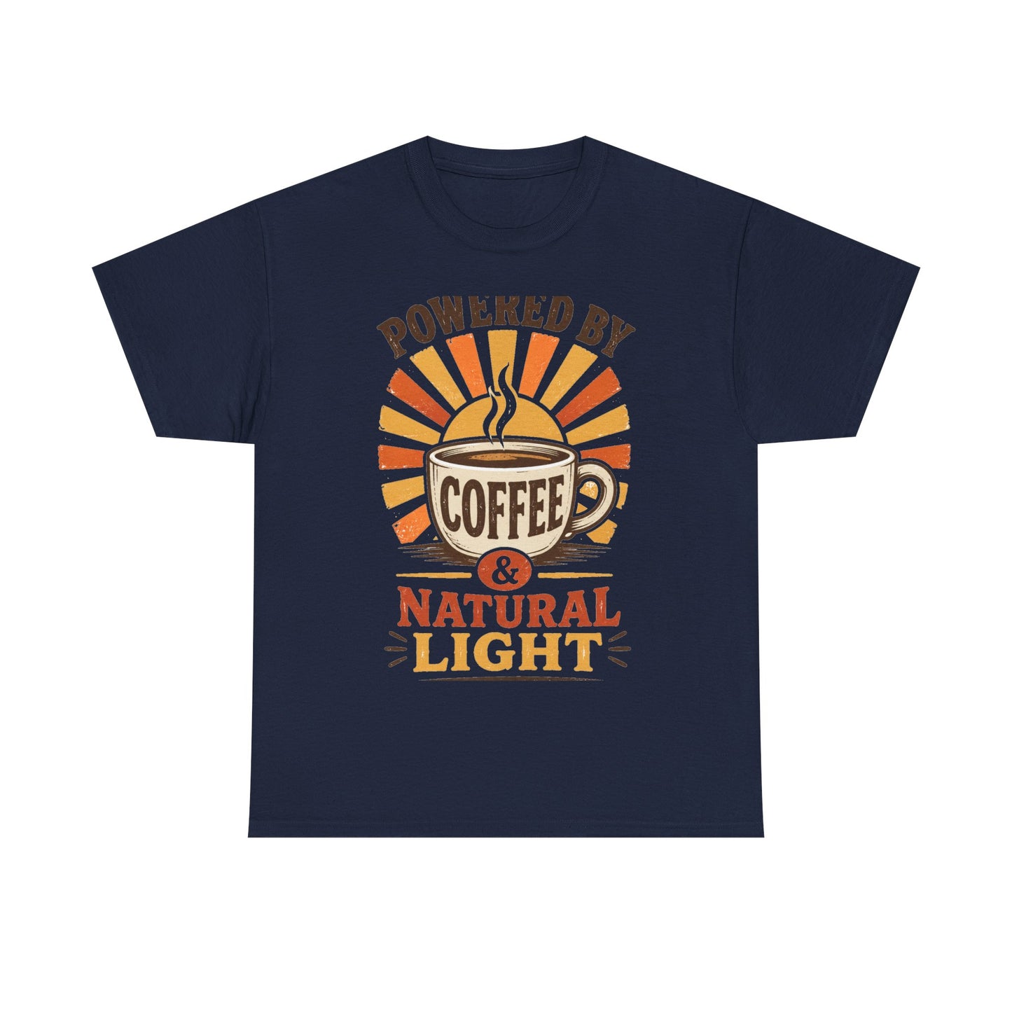 Powered by Coffee and Natural Light Photographer Tee