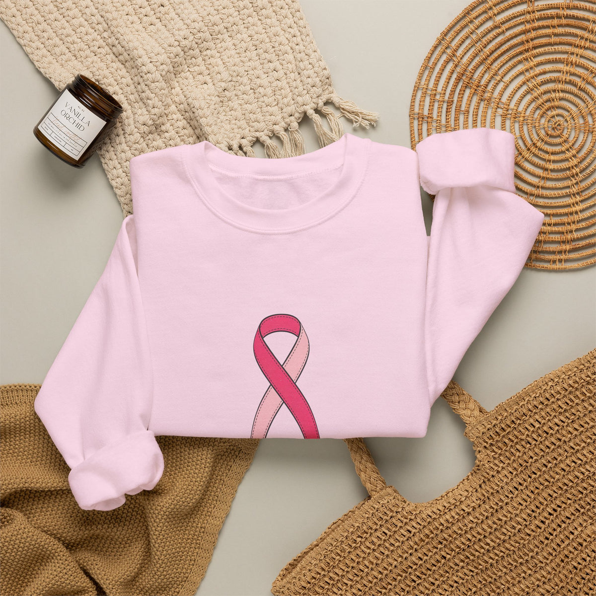 The Strap — Breast Cancer Awareness Crewneck (Photographer Collection)