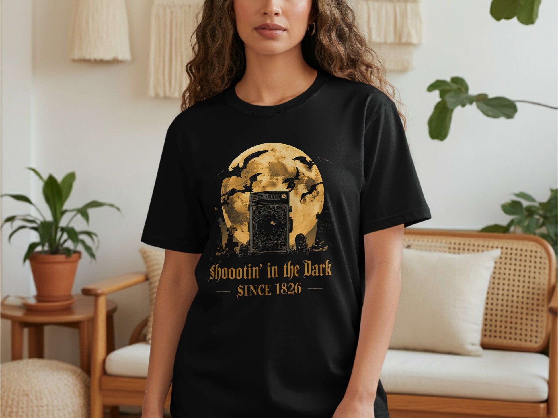 Shootin' in the Dark Since 1826 Graphic T-shirt