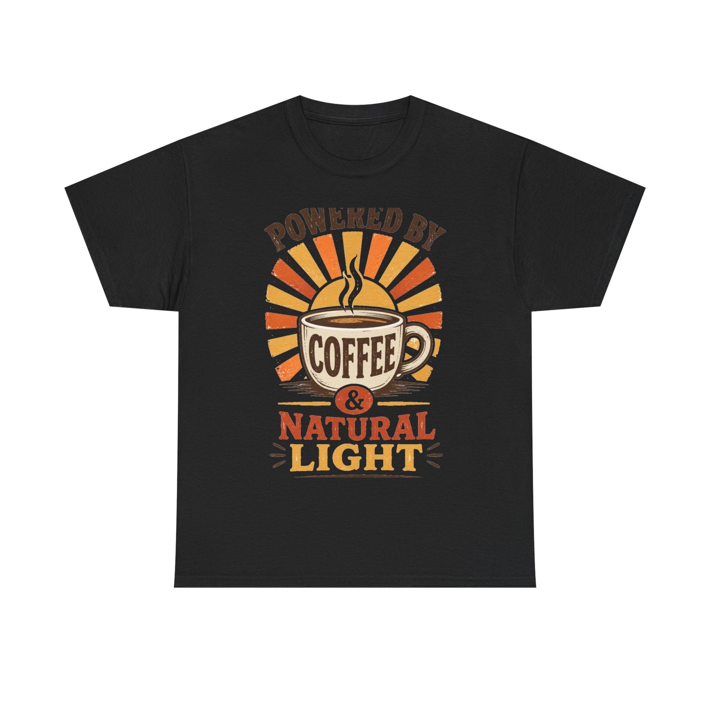 Powered by Coffee and Natural Light Photographer Tee