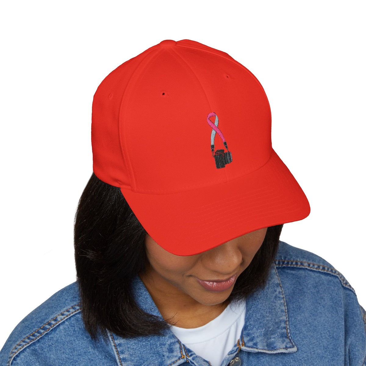 The Strap — Breast Cancer Awareness Embroidered Cap (Photographer Collection)