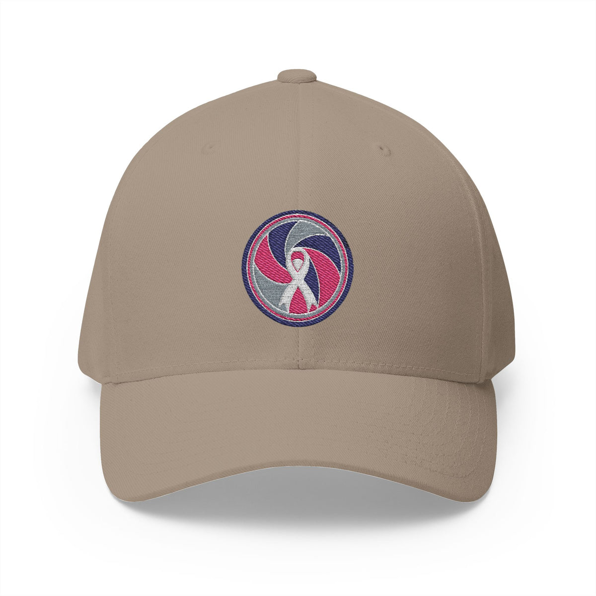 Aperture Ribbon — Breast Cancer Awareness Embroidered Cap (Photographer Collection)
