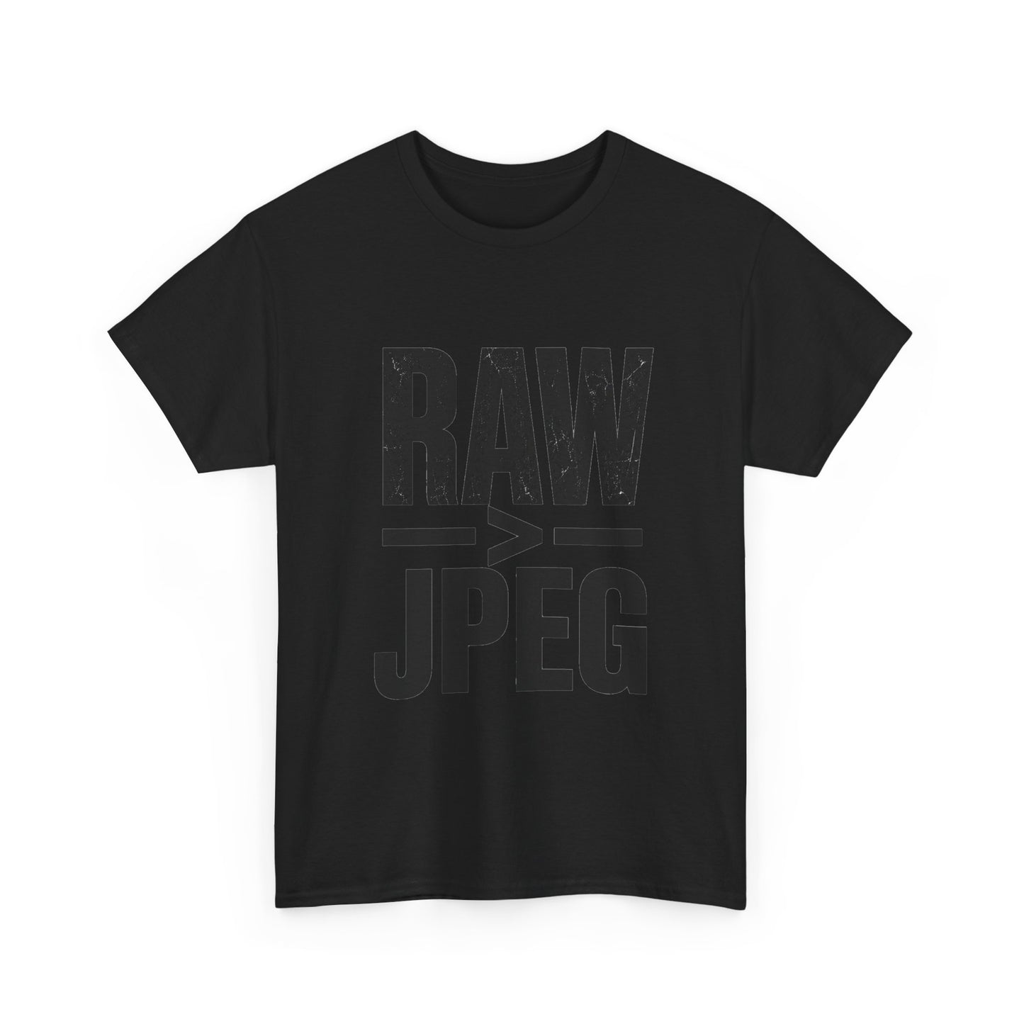 RAW > JPEG Photographer Tee